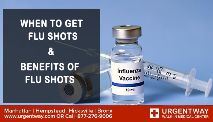 Benefits of Flu shots and when to get flu shots